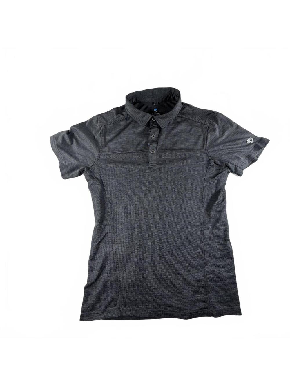 Kuhl Shirt Men's S Grey Engineered Polo Lightweight
